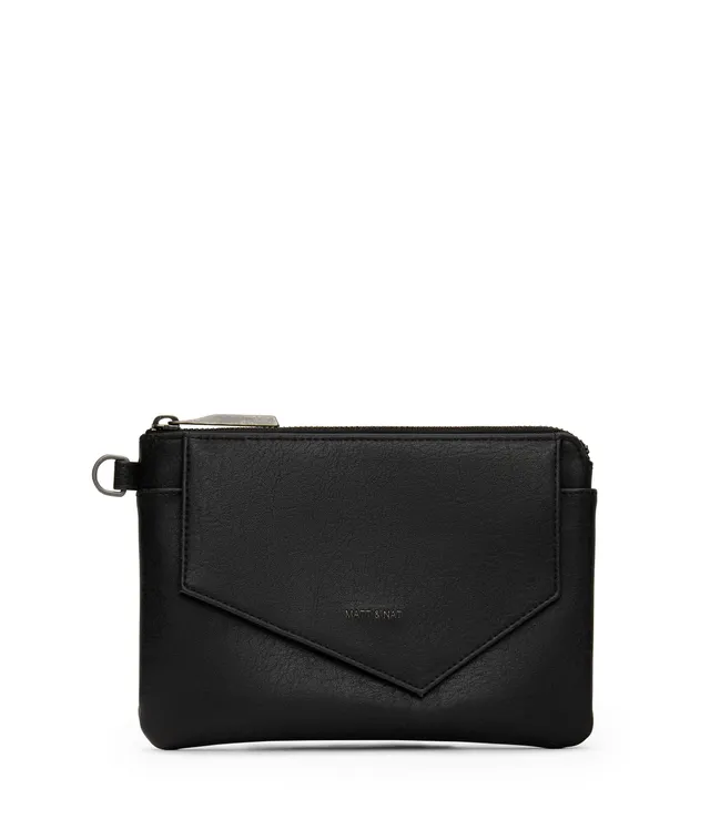 Matt & Nat Vintage Nia Geldbörse Schwarz vegan