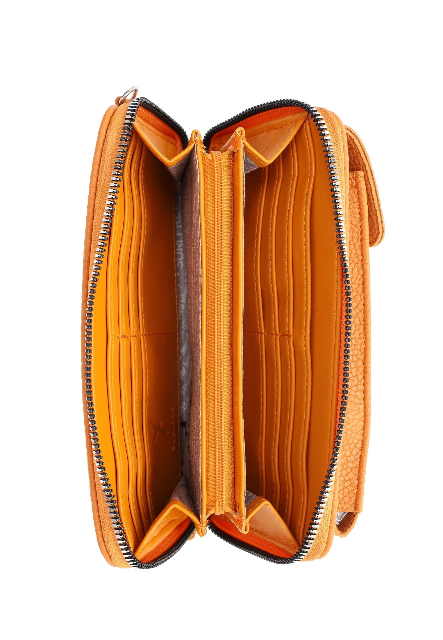 SURI FREY Freddy Smartphone Bag Geldbörse Papaya Handyfach
