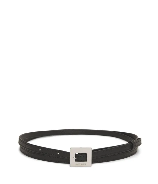 Matt & Nat Path Gürtel Purity Black doppelt