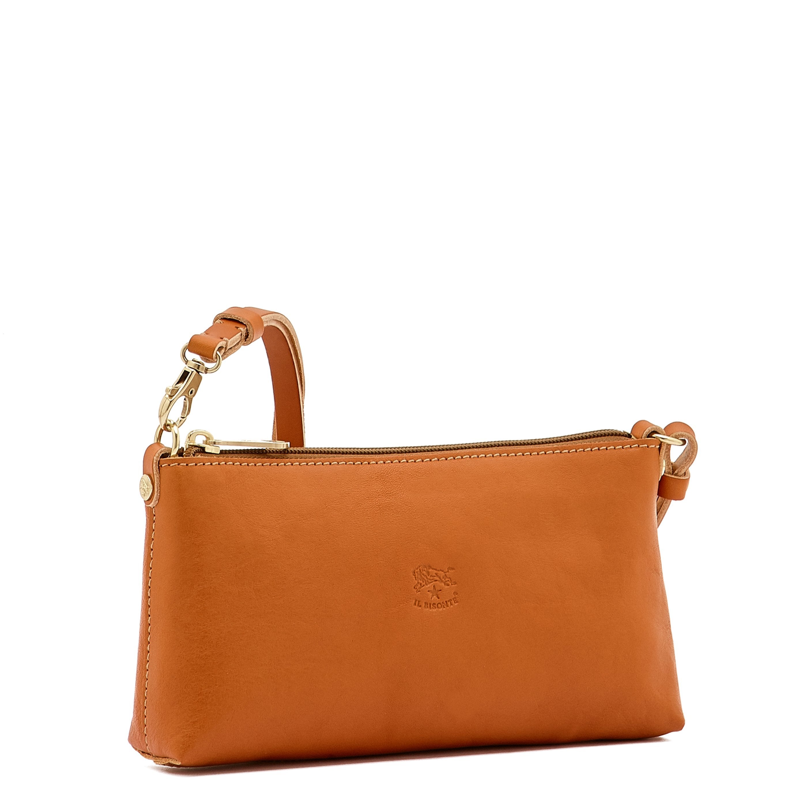 Il Bisonte Salina Schultertasche Caramello Leder