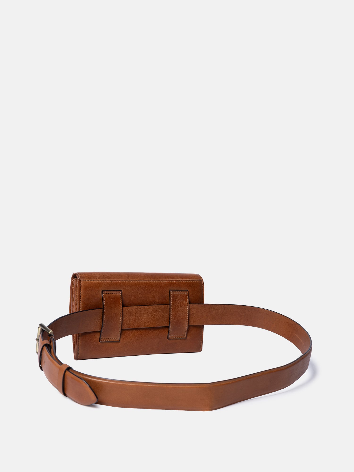 RE:DESIGNED Neo Gürteltasche Tan Vollleder
