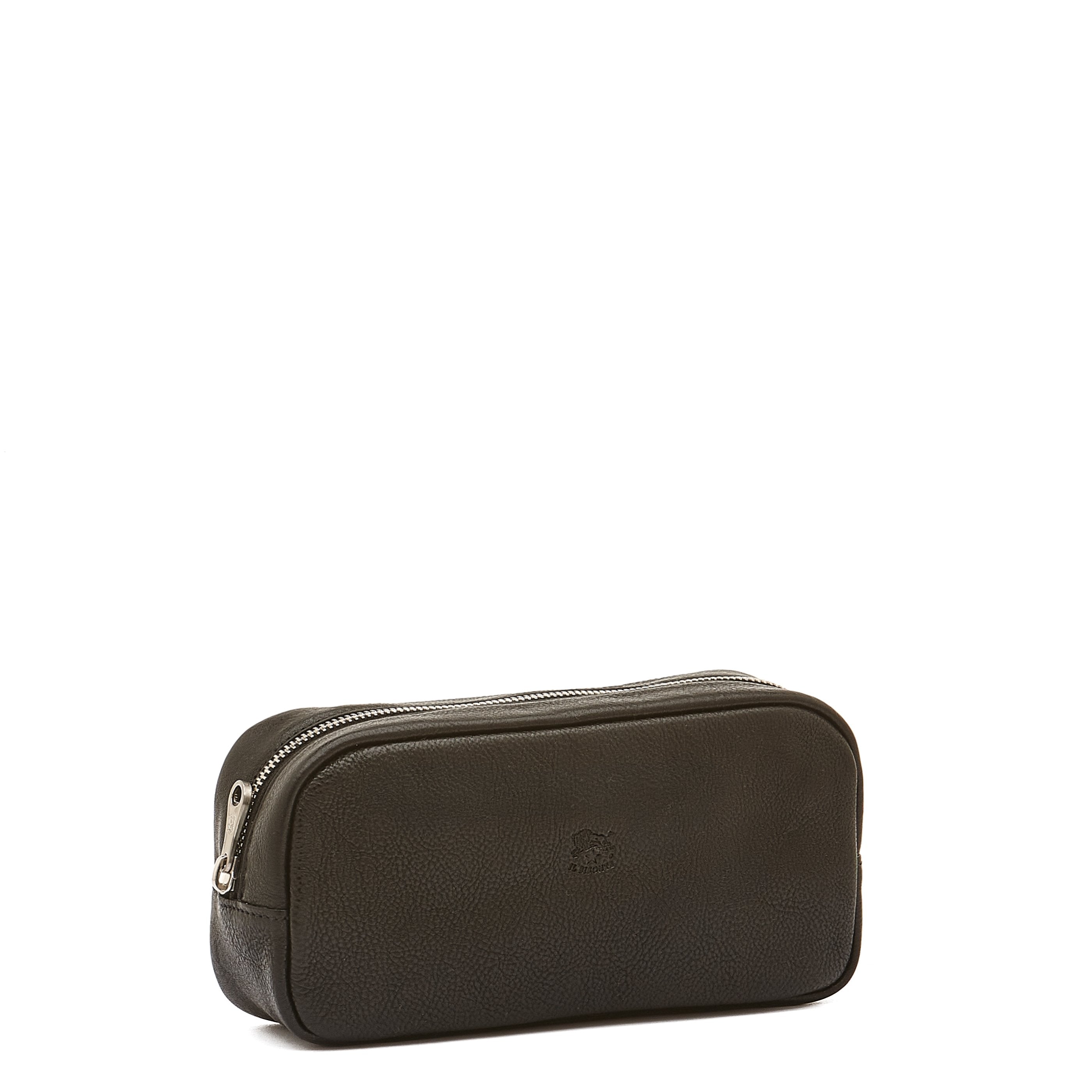 Il Bisonte Cestello Etui Schwarz Vintage-Leder