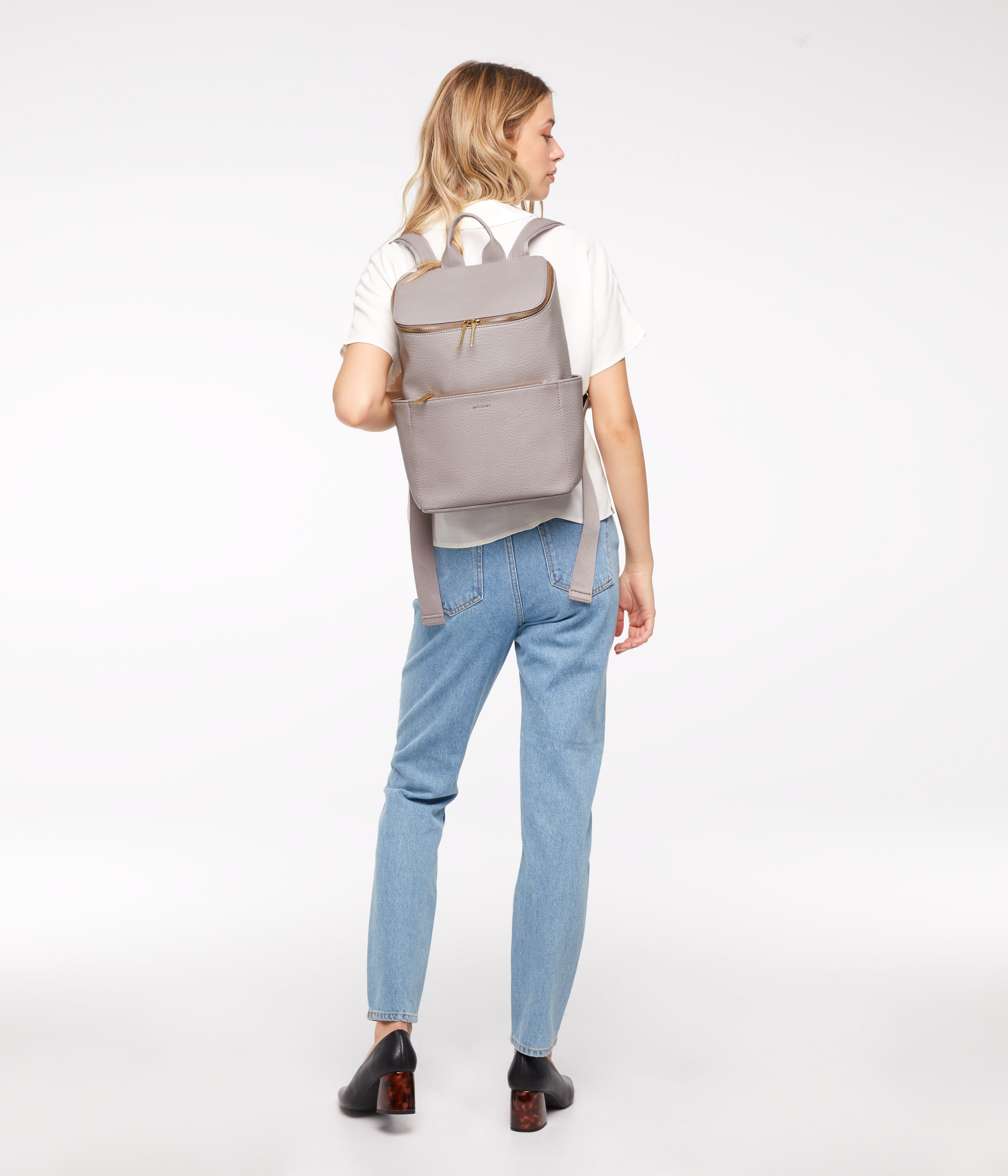 Matt & Nat Brave Rucksack Dwell schwarz 13 Zoll vegan