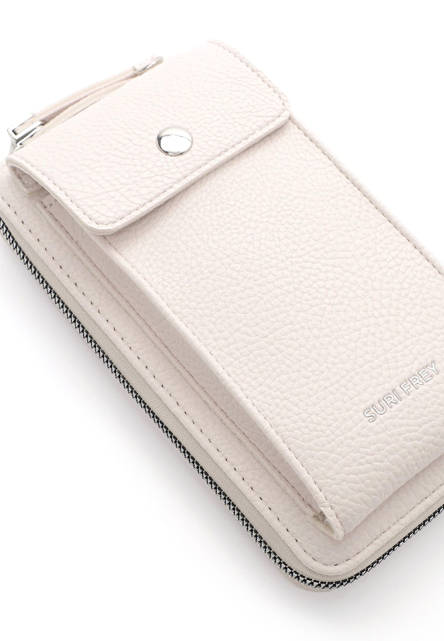 SURI FREY Freddy Smartphone Bag Geldbörse Ecru Handyfach