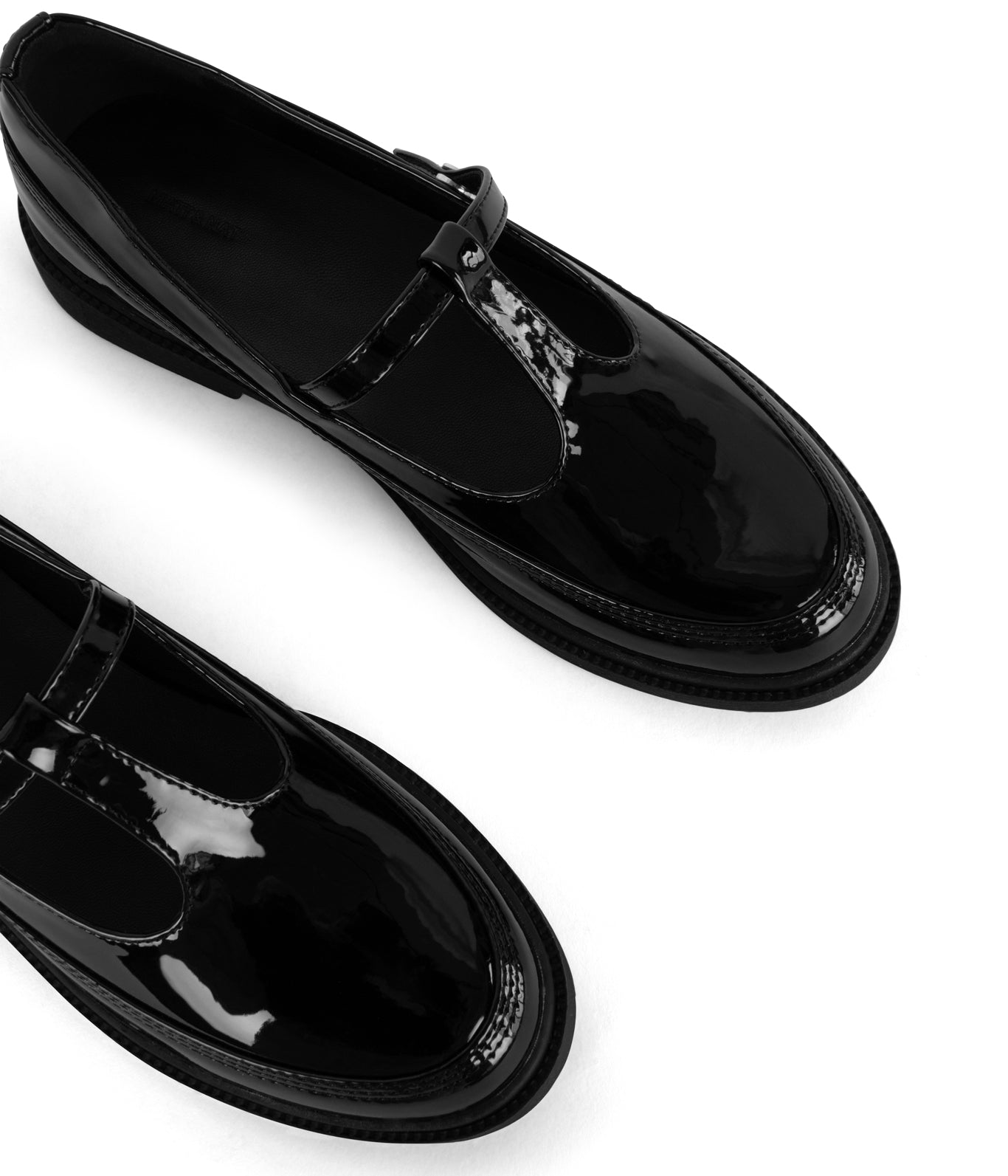 Matt & Nat Priya Loafer Schwarz Lack vegan