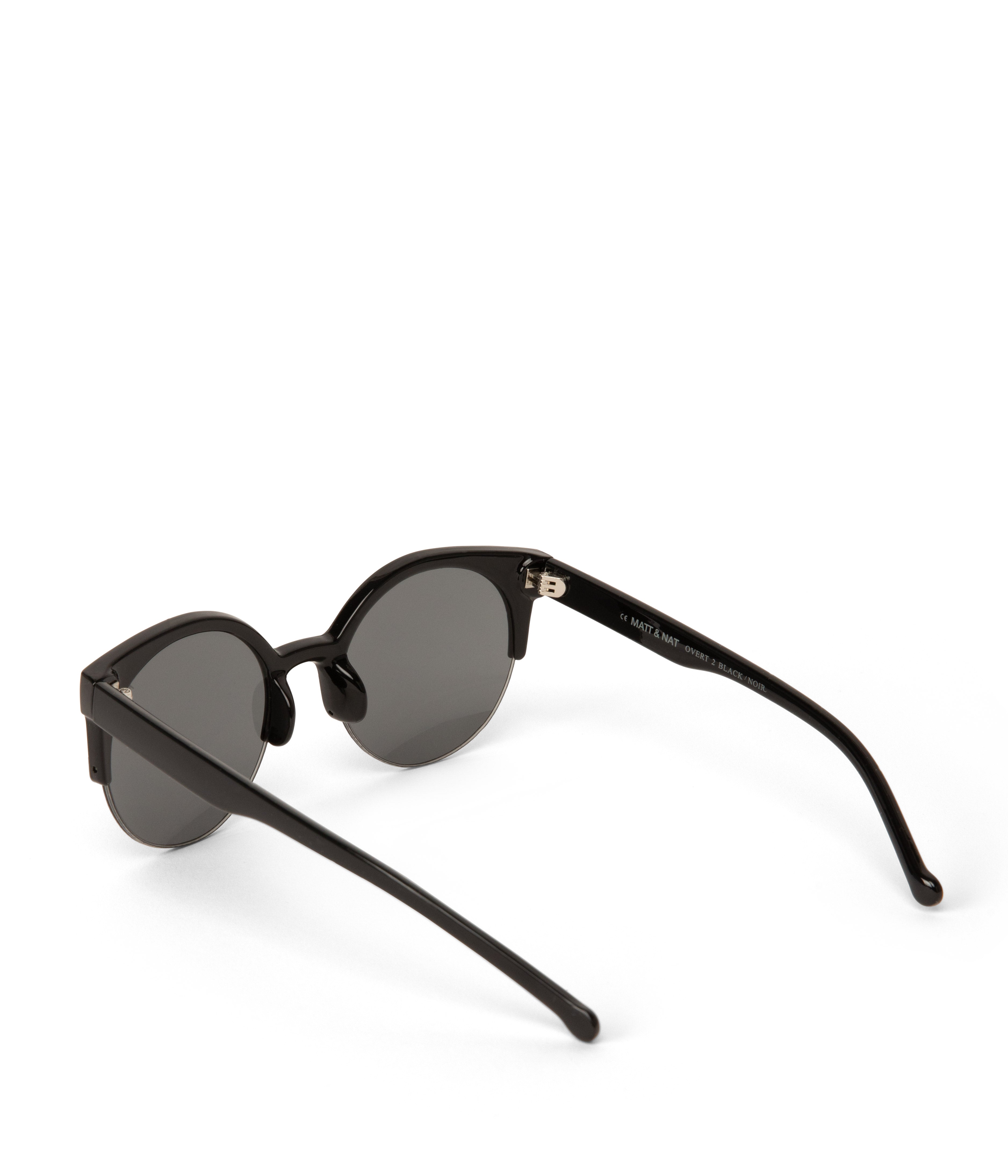 Matt & Nat OVERT-2 Sonnenbrille Schwarz Polarisiert Recycelt