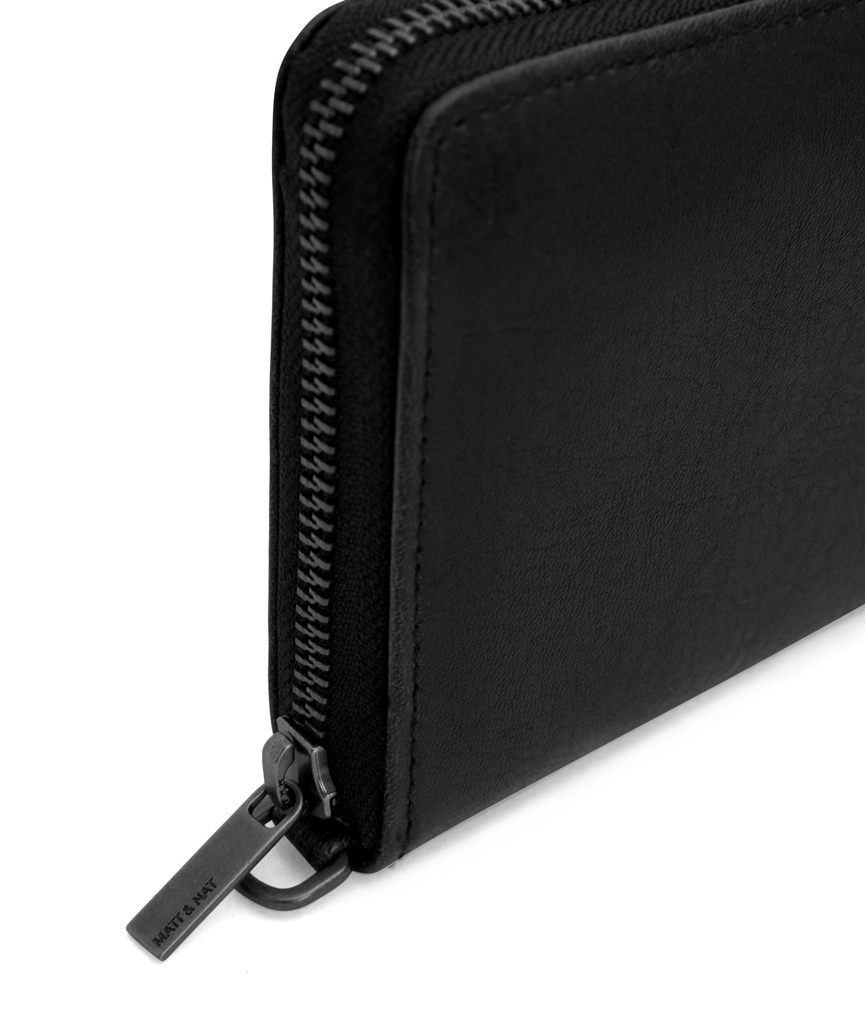 Matt & Nat Vintage Elm Geldbörse Schwarz vegan