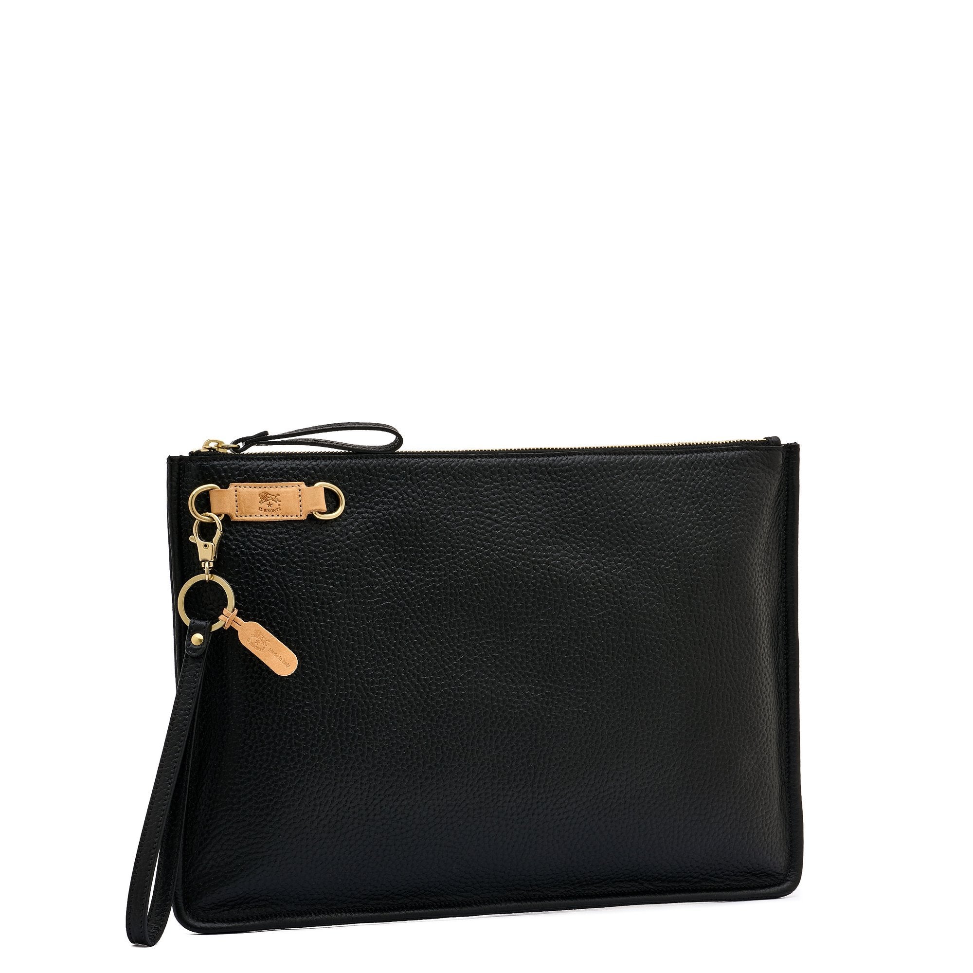 Il Bisonte Segno Pochette Herren schwarz Laptop