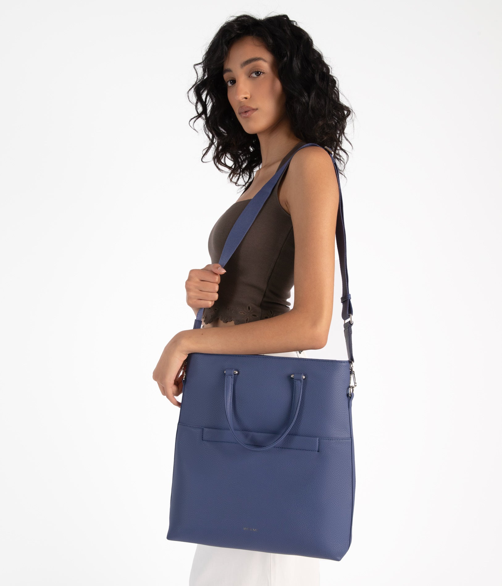Matt & Nat Grain Lennie Tote Shopper Schwarz Laptopfach