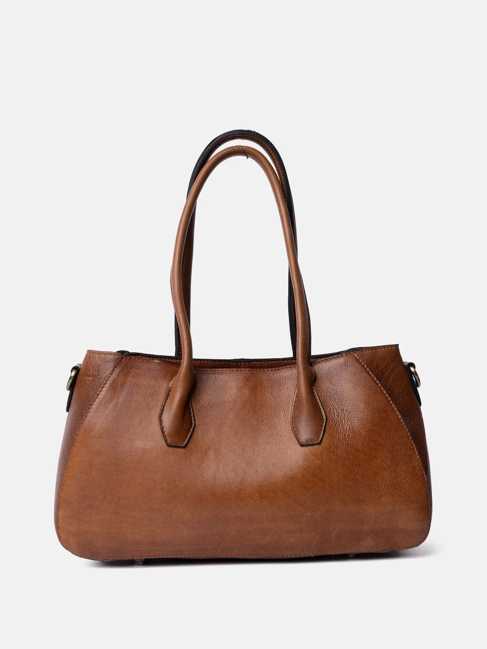 RE:DESIGNED Silje Small Handtasche Walnut Vollleder