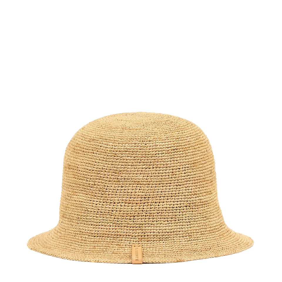 Il Bisonte Raffia Hut Natur Größe 57-58 Sommerhut