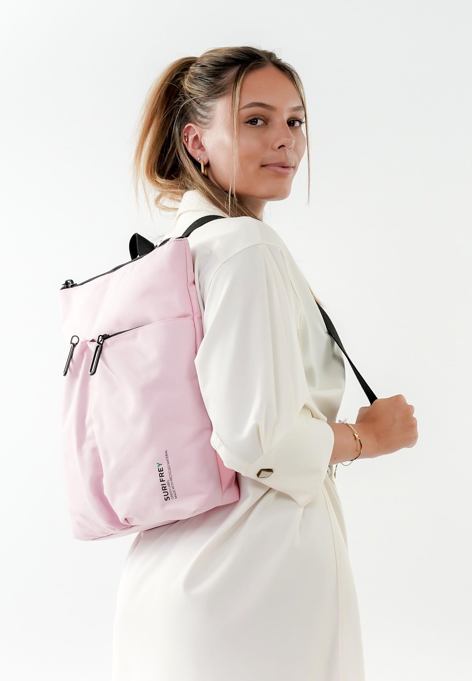 SURI FREY SURI Green Tanny Backpack Rucksack Rose Tablet