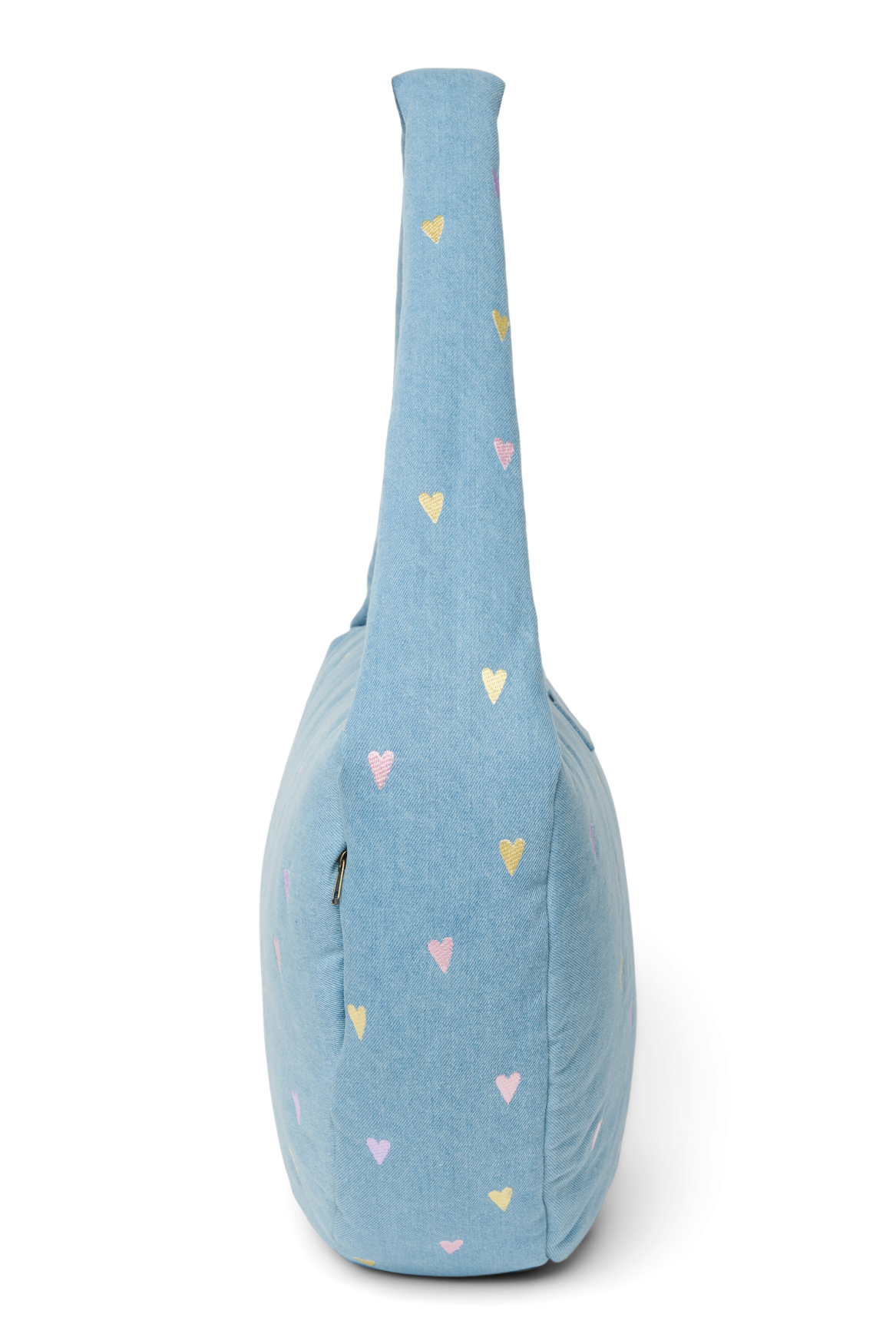 Studio Noos Denim Cross Body Bag Umhängetasche Light Blue Hearts