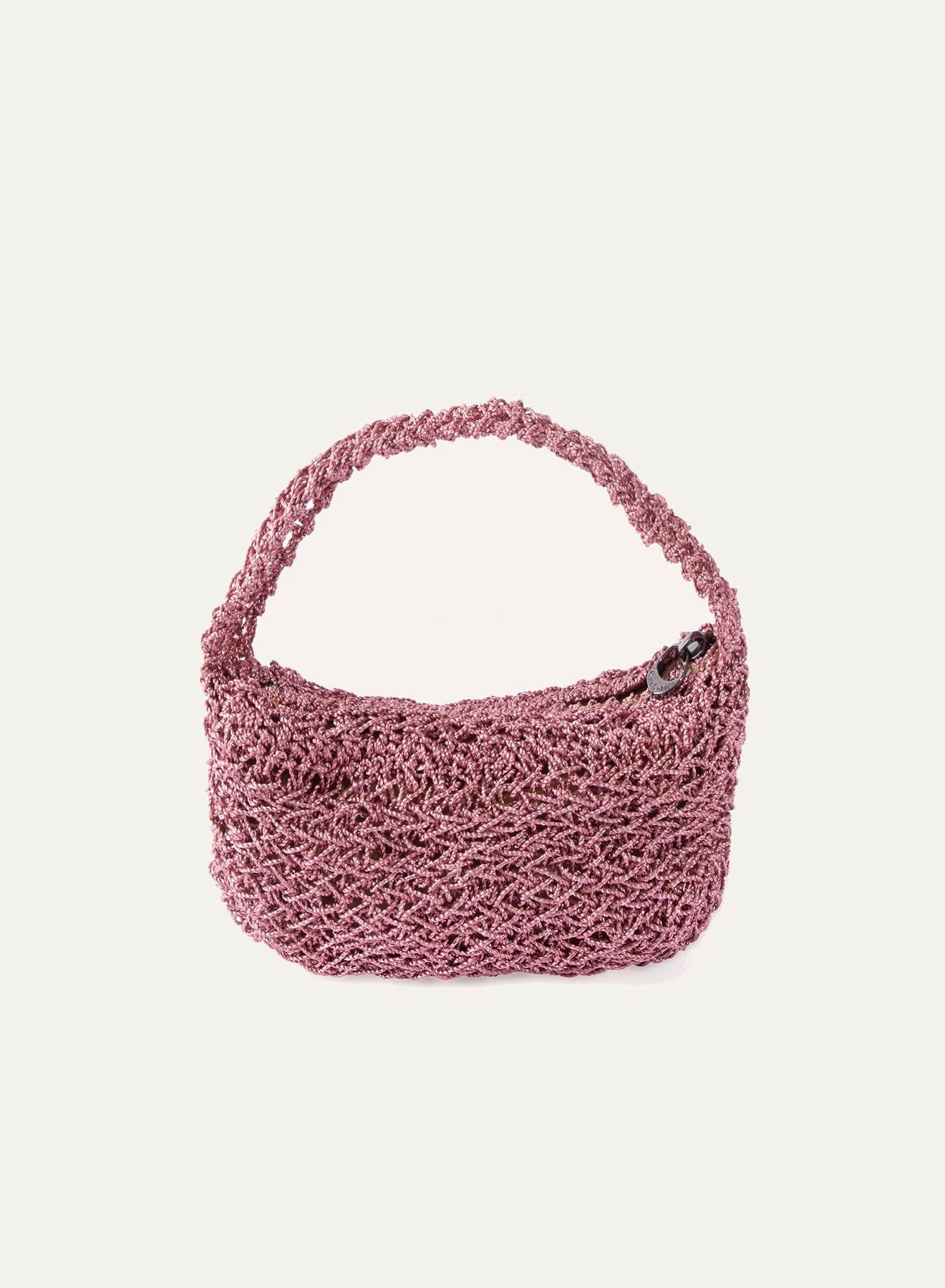 Maria la Rosa Lee Mini Tasche Braun Metallic