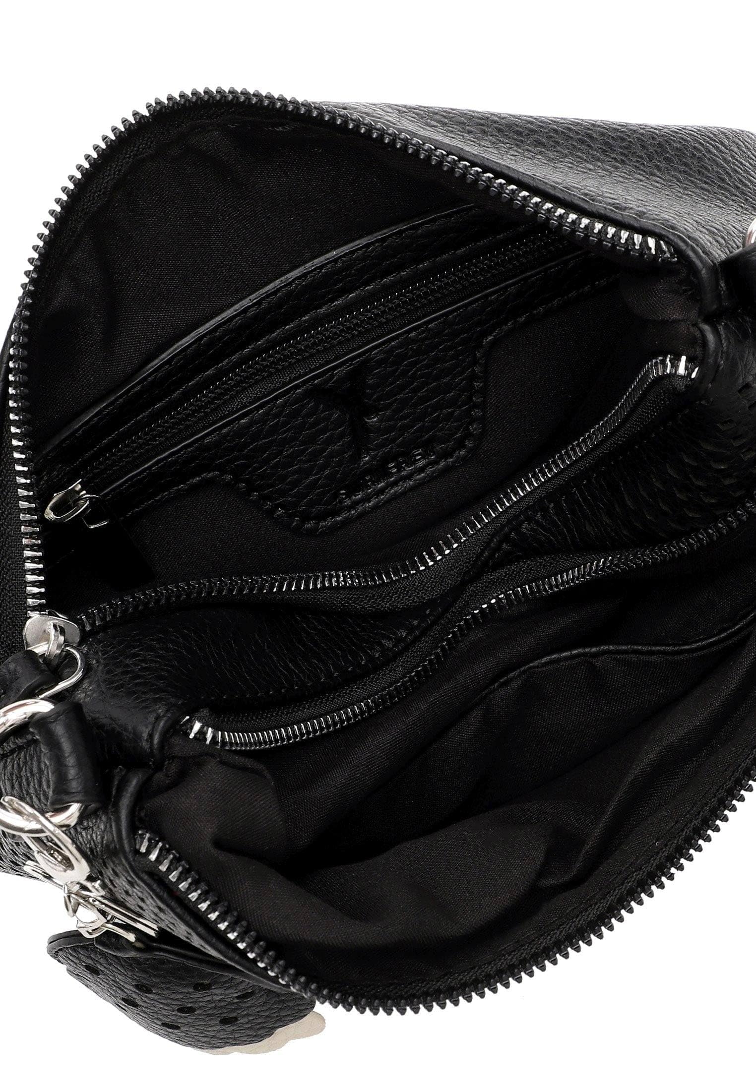 SURI FREY Cilly Crossover Bag Umhängetasche schwarz 2-Fach