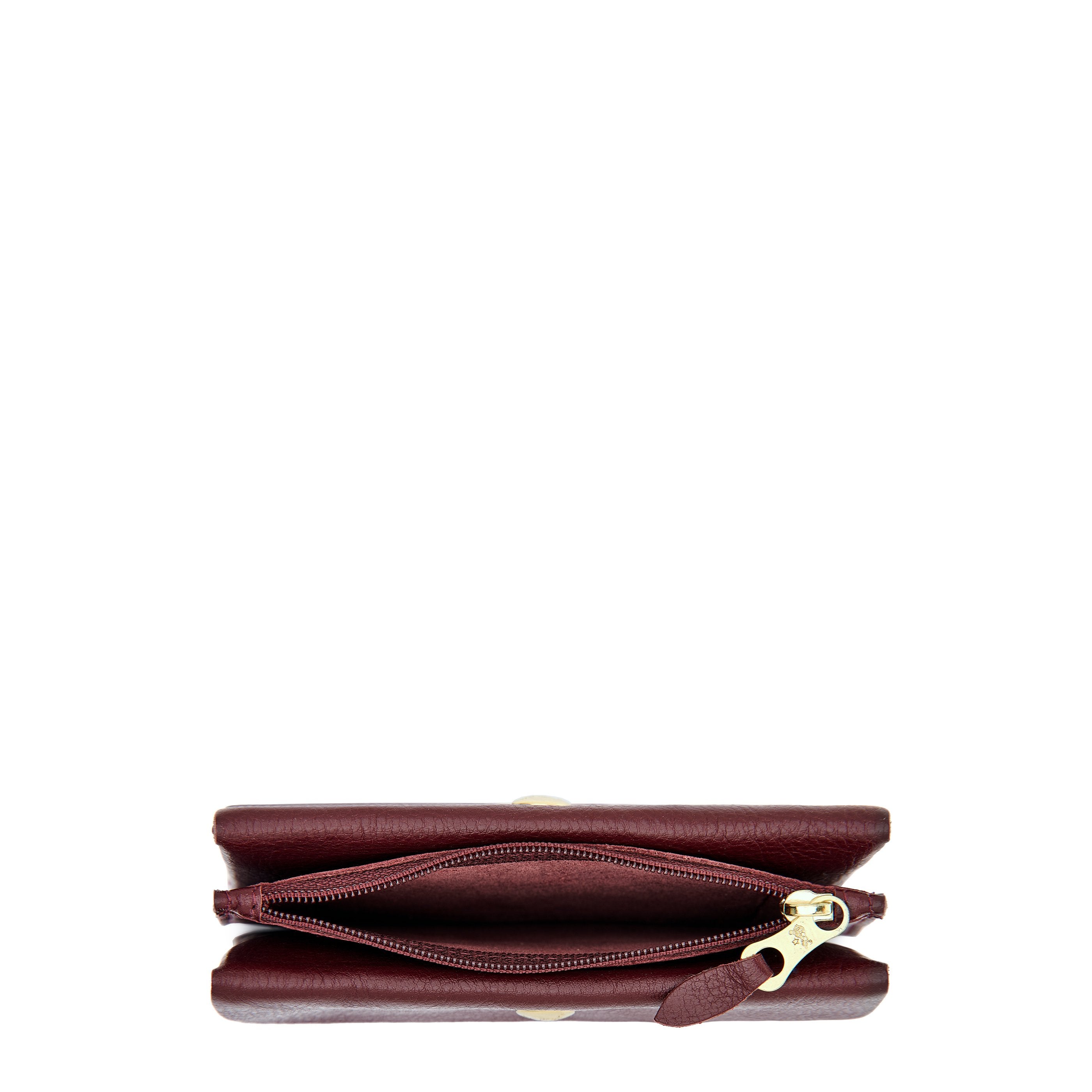 Il Bisonte Bustina Clutch Vollleder amarena 3 Fächer
