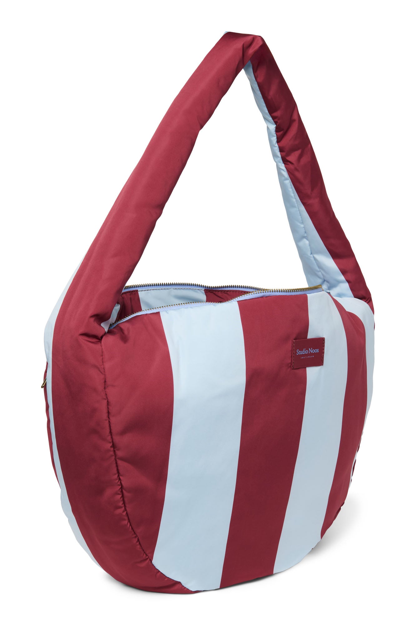 Studio Noos Bold Stripe Cross Body Bag Bordeaux