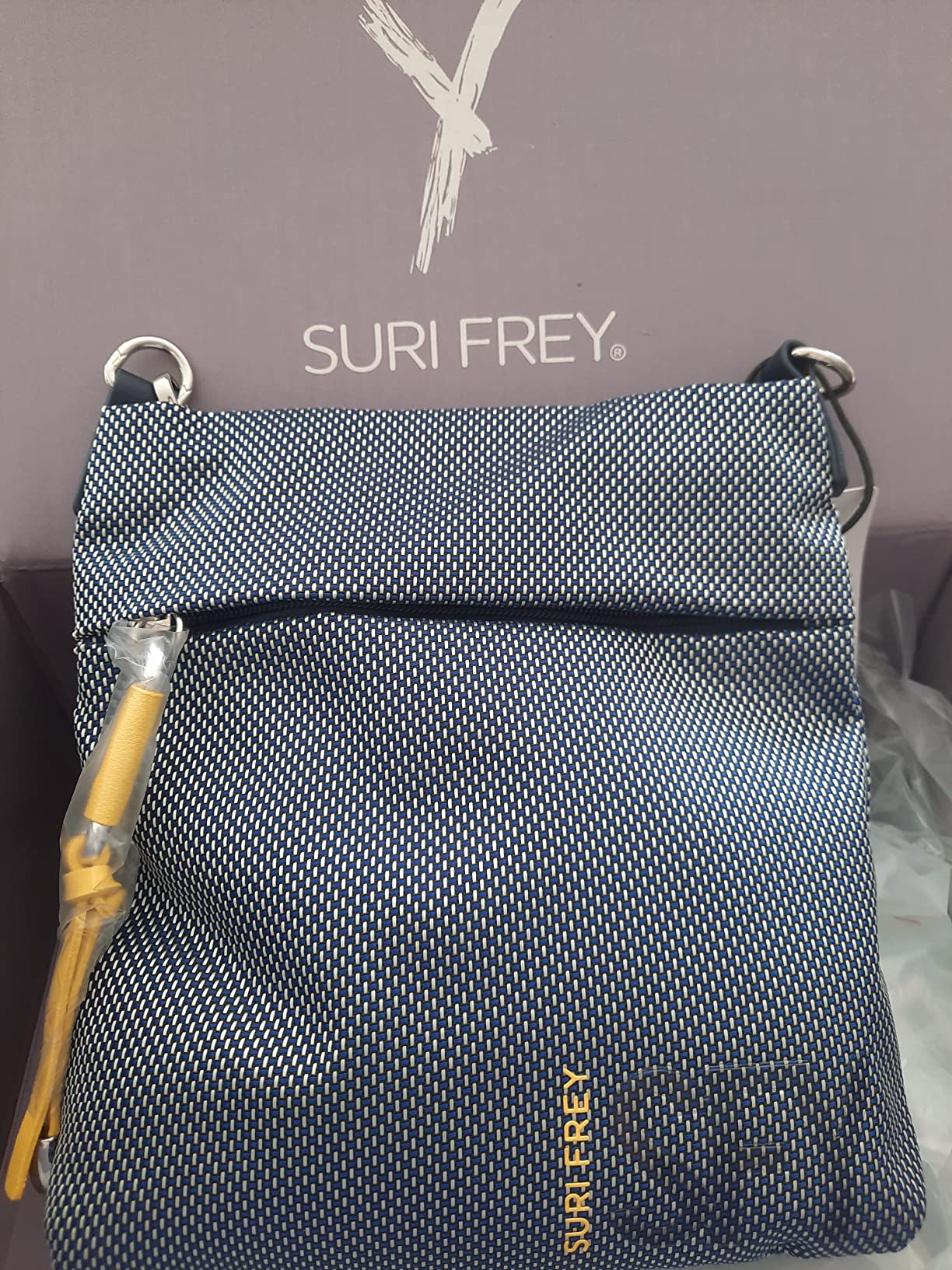 SURI FREY Marry 18023 Umhängetasche Hellgrau Nylon