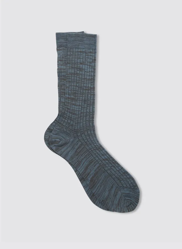 Maria la Rosa MCAB9UN4001 Socken Stahlgrau Baumwolle