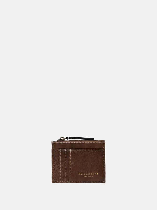 RE:DESIGNED Filippa Geldbörse Woodsmoke Vollleder