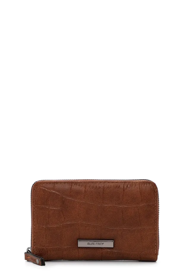 SURI FREY SFY Hadley Zip Around Wallet Geldbörse Cognac