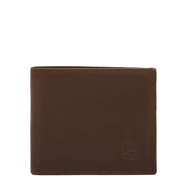 Il Bisonte Bifold Geldbörse Caffè Vollleder Herren