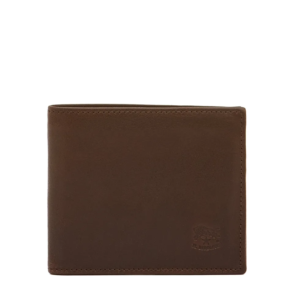 Il Bisonte Bifold Geldbörse Caffè Vollleder Herren