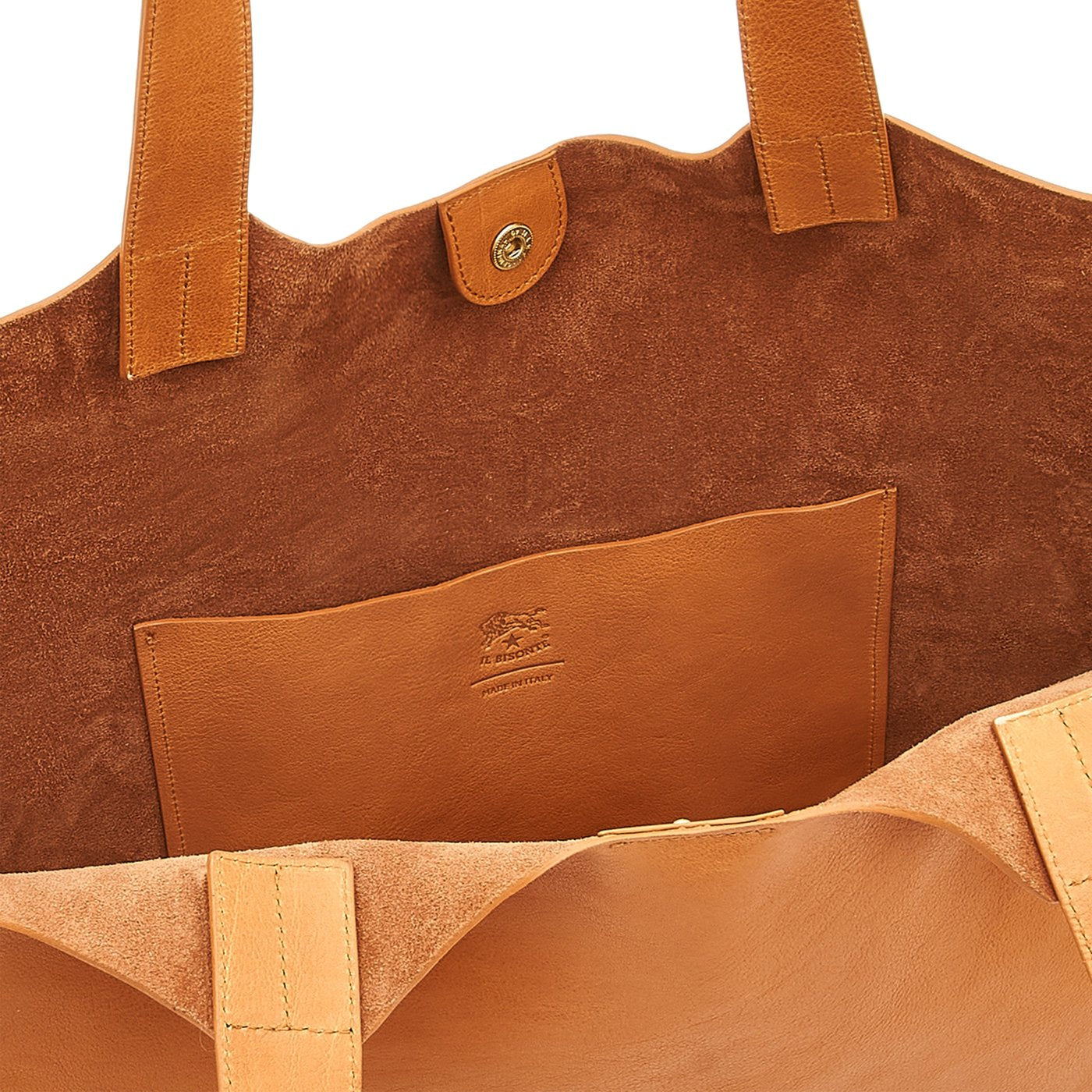 Il Bisonte Le Laudi Shopper Natur Vollleder