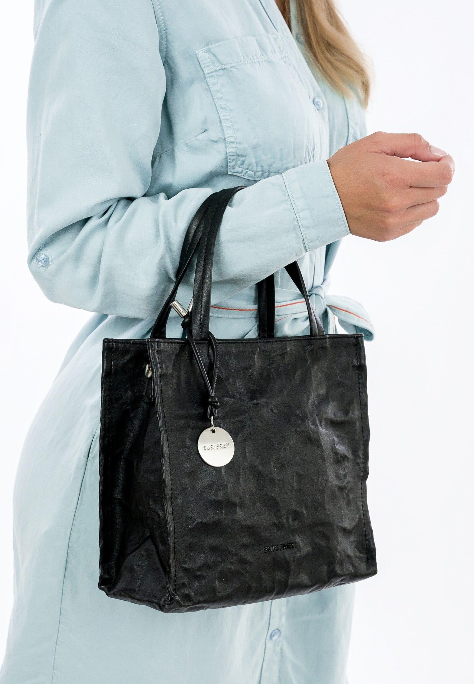 SURI FREY Haley Cityshopper XS Handtasche Black Henkel