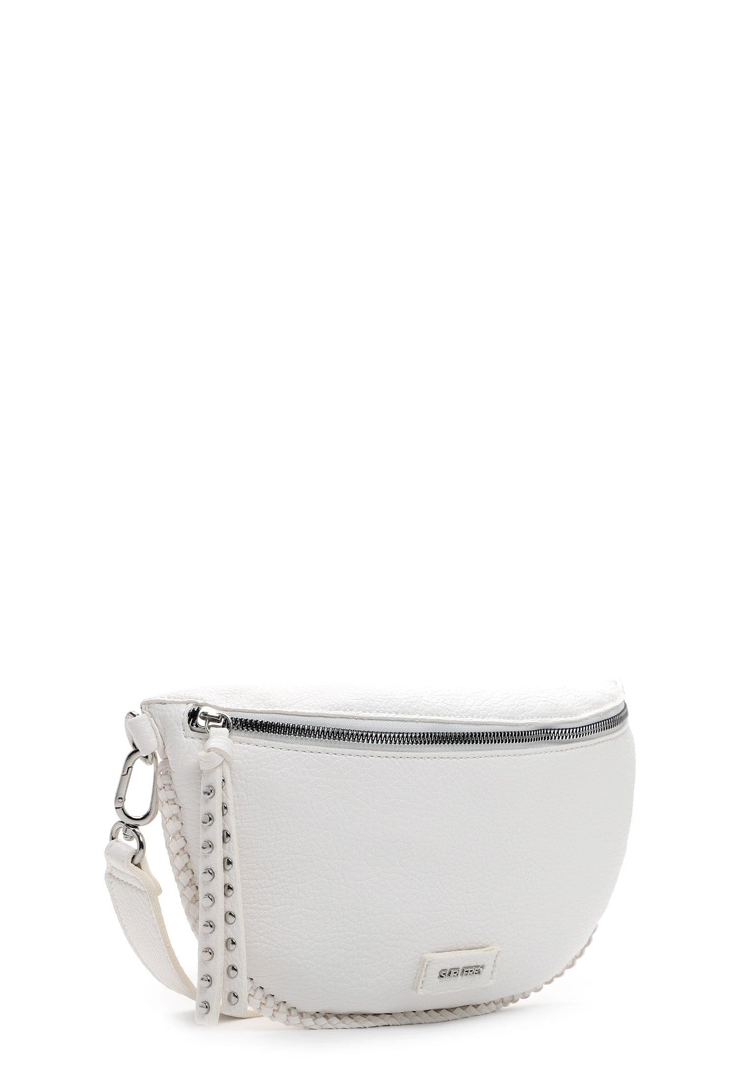 SURI FREY Franzy Handbag With Zipper Umhängetasche White