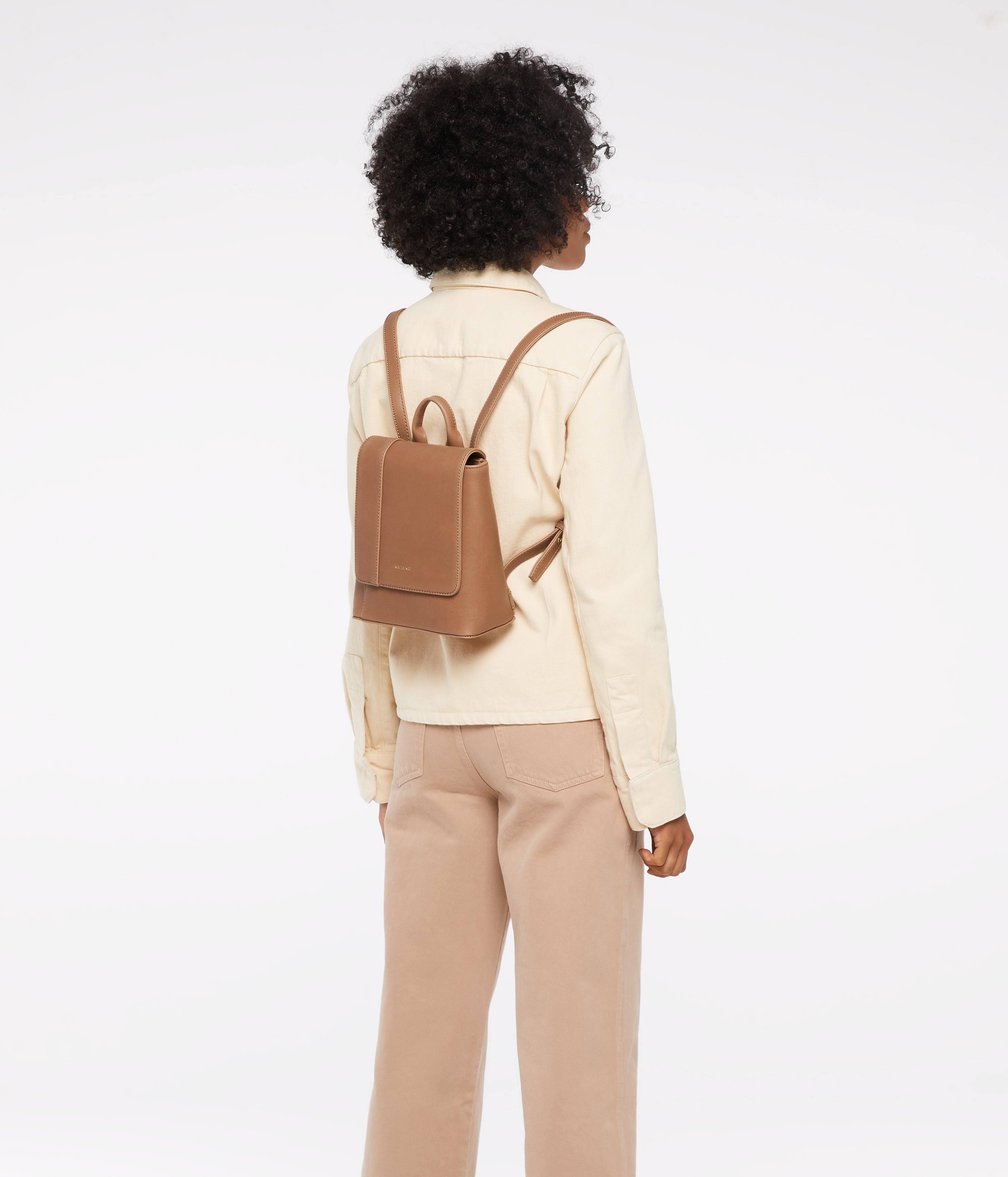 Matt & Nat Deely Mini-Rucksack Vintage schwarz vegan