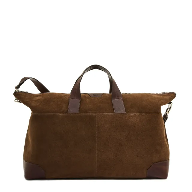 Il Bisonte Galileo Reisetasche Testa di Moro Suede
