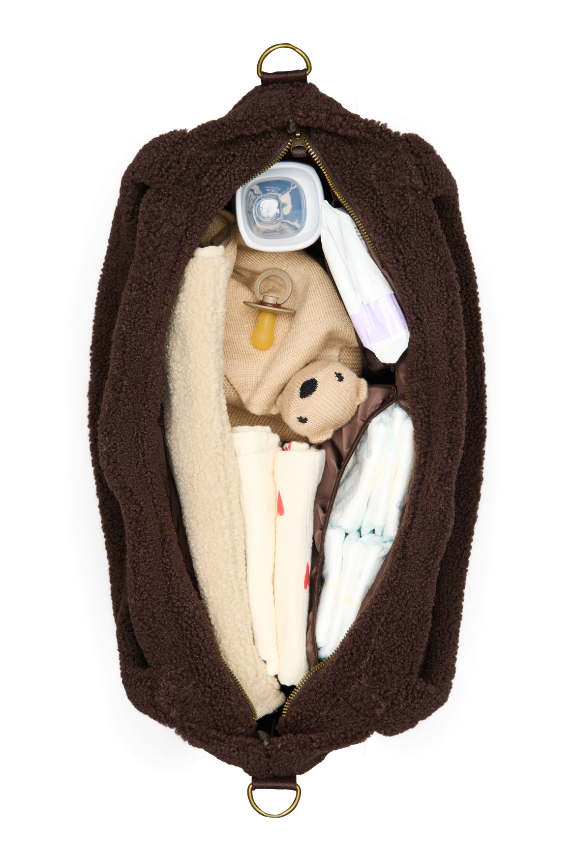 Studio Noos Teddy Wickeltasche Chocolate
