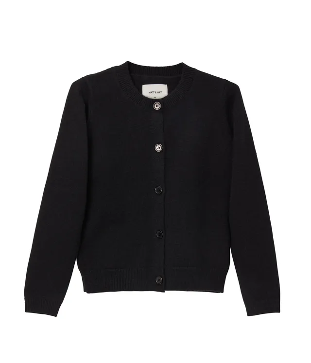 Matt & Nat Jil Button-Front Cardigan Orange Strickjacke