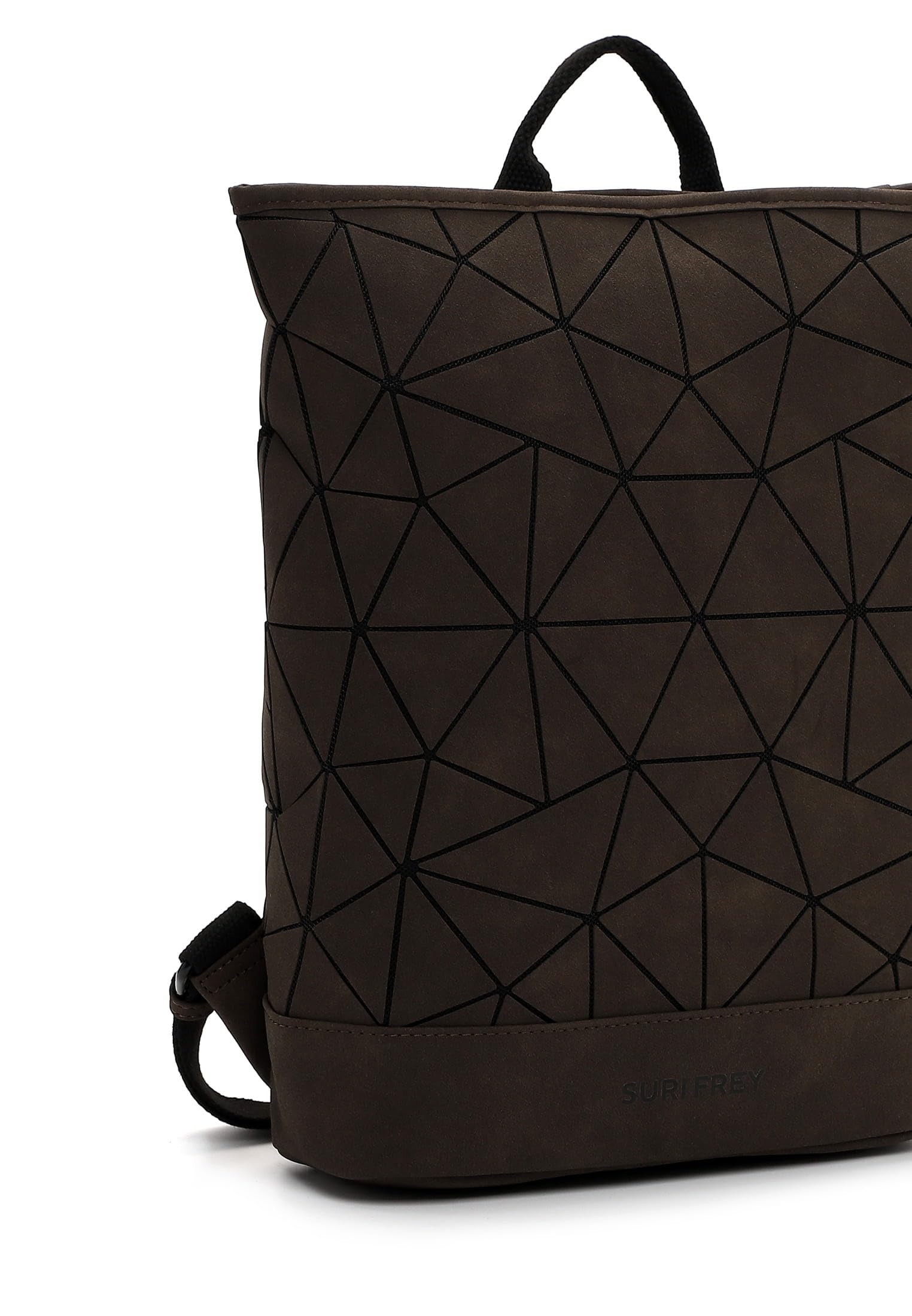 SURI FREY Jessy-Lu City Backpack Rucksack Braun Laptop