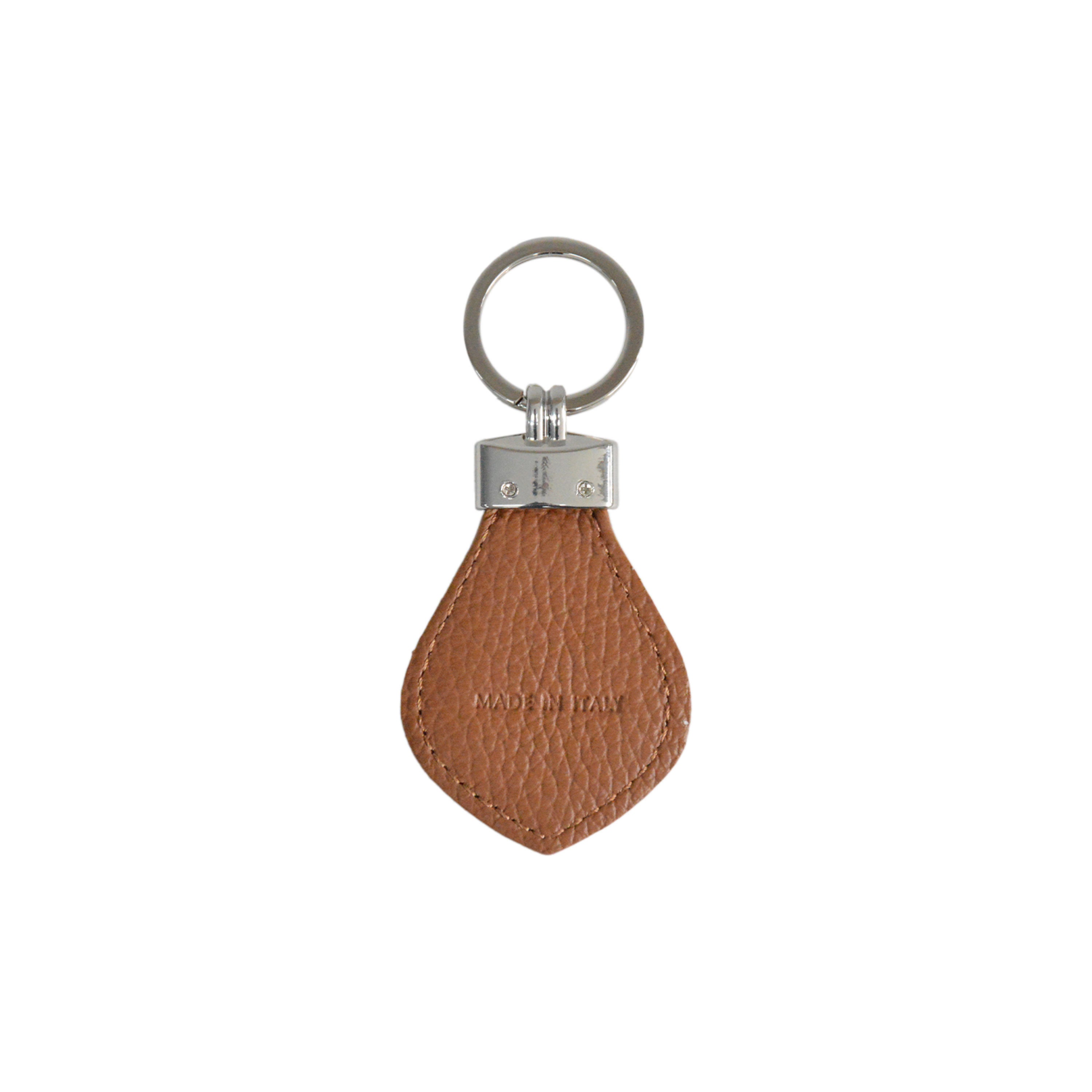 Lamarthe Cupidon Charms Schlüsselanhänger Cognac Rindsleder