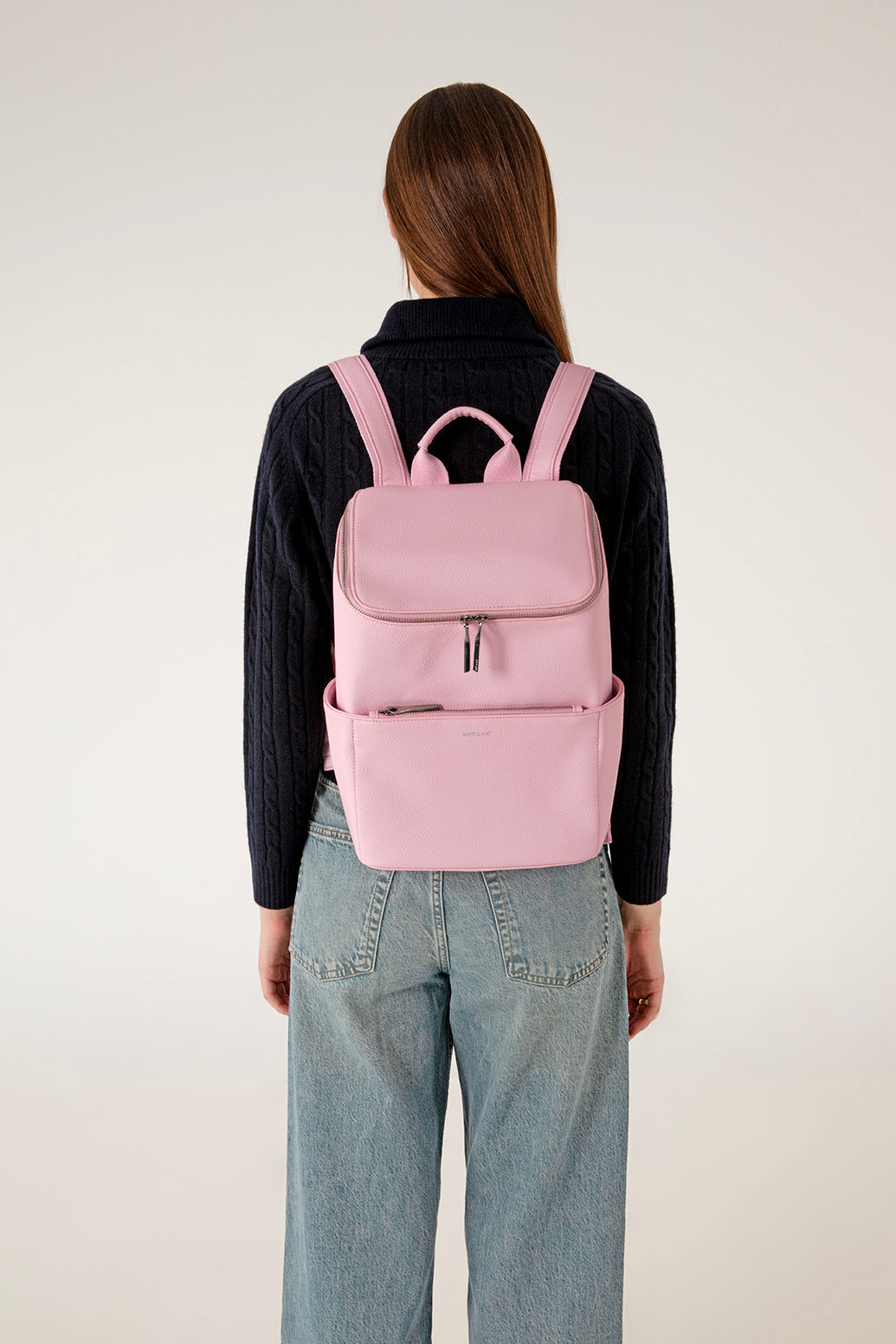 Matt & Nat Grain Brave Rucksack Schwarz 13 Zoll vegan