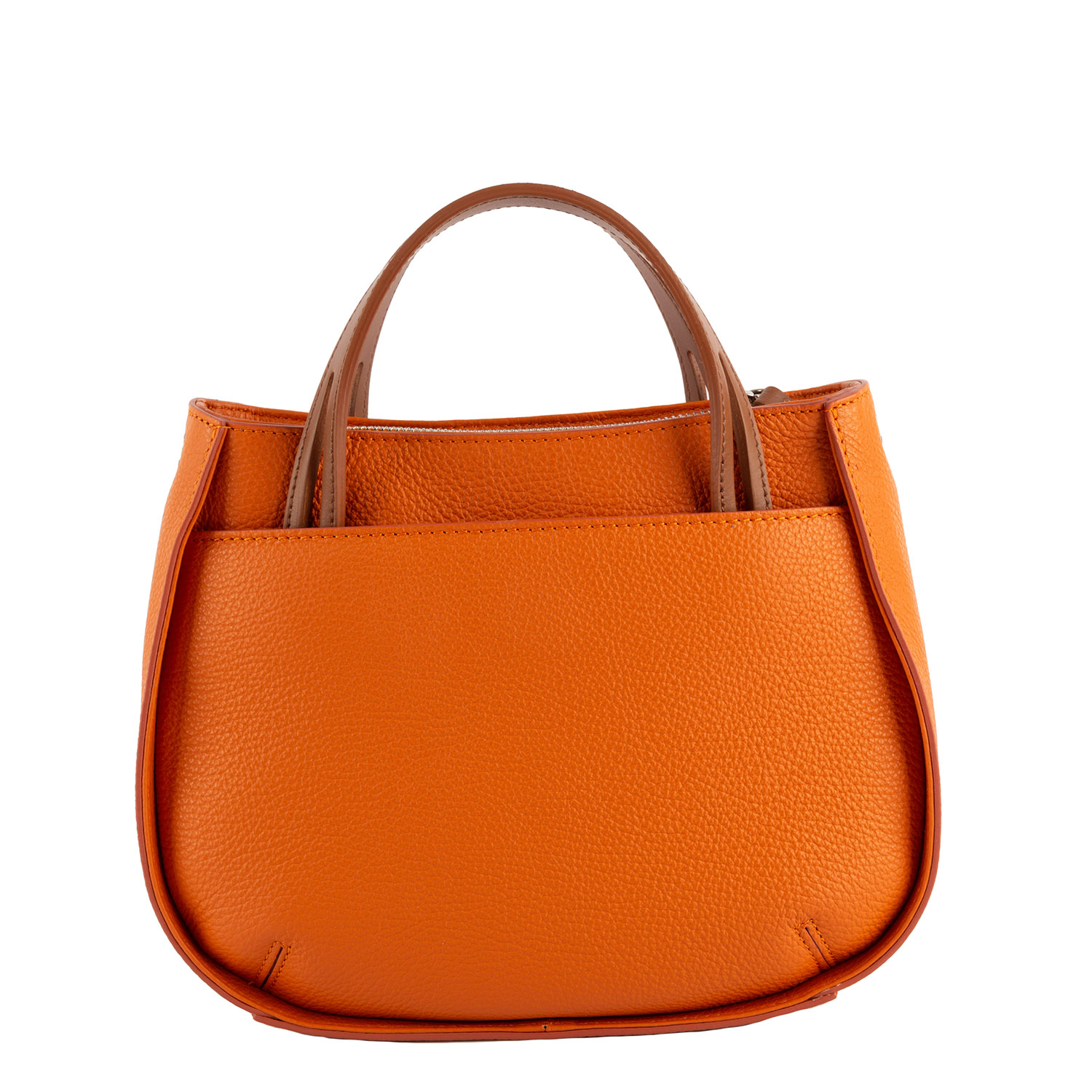 Lamarthe Fidele S Umhängetasche Orange Vollleder