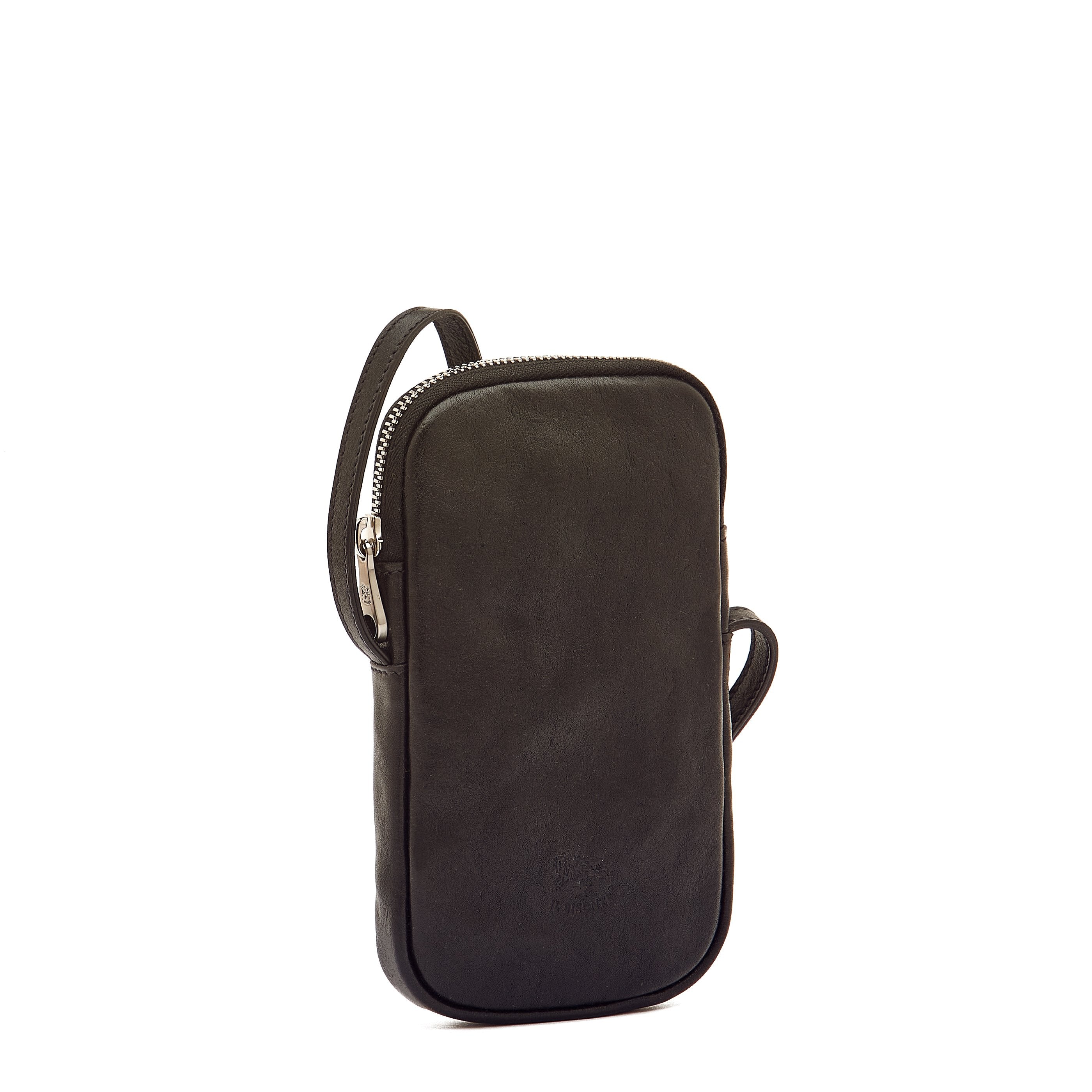 Il Bisonte Galileo Handytasche Leder schwarz
