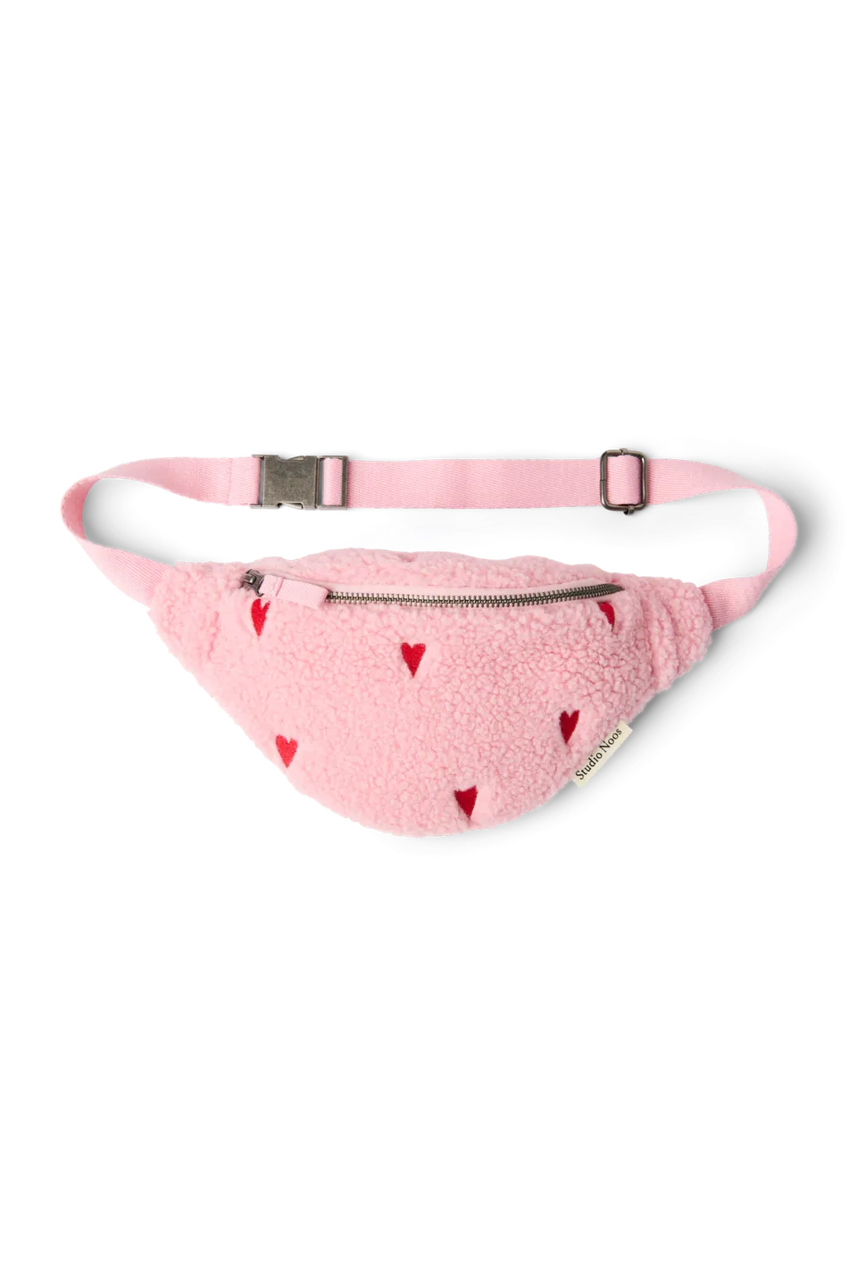 Studio Noos Teddy Mini Fanny Pack Bauchtasche Rosa Hearts