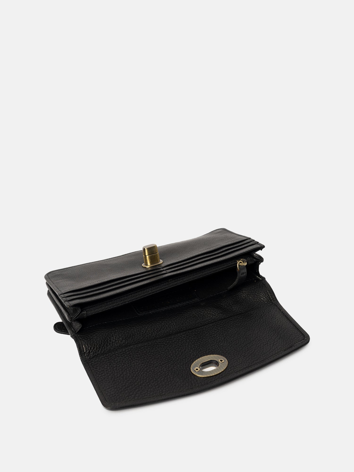 RE:DESIGNED Moa Wallet Big Geldbörse Schwarz Leder