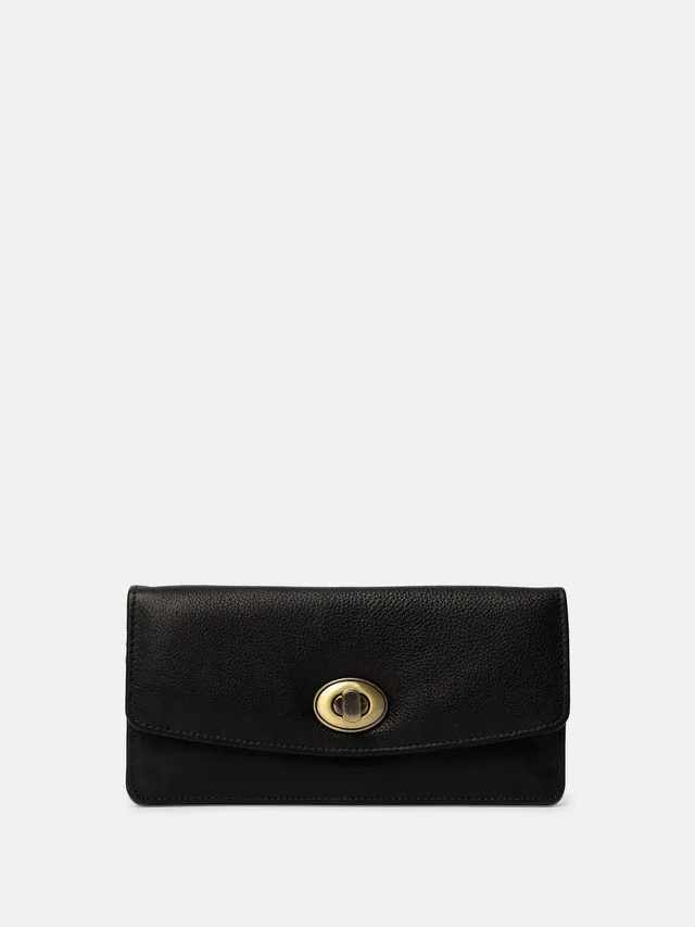 RE:DESIGNED Moa Wallet Big Geldbörse Schwarz Leder