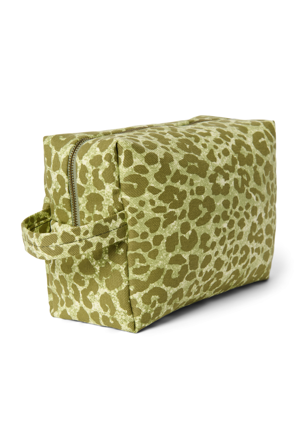 Studio Noos Cotton Kulturtasche Green Leopard Baumwolle