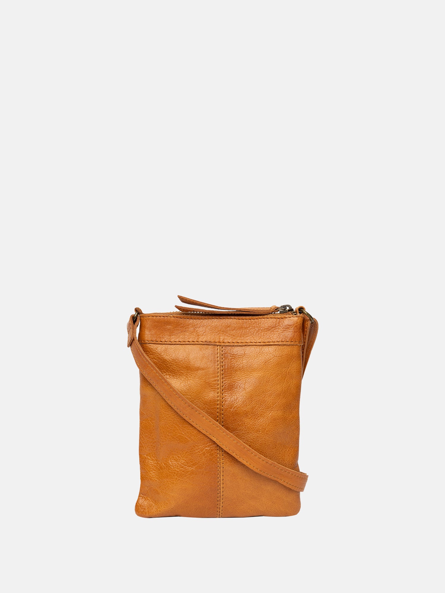 RE:DESIGNED Oulu Urban Handytasche Burned Tan Leder