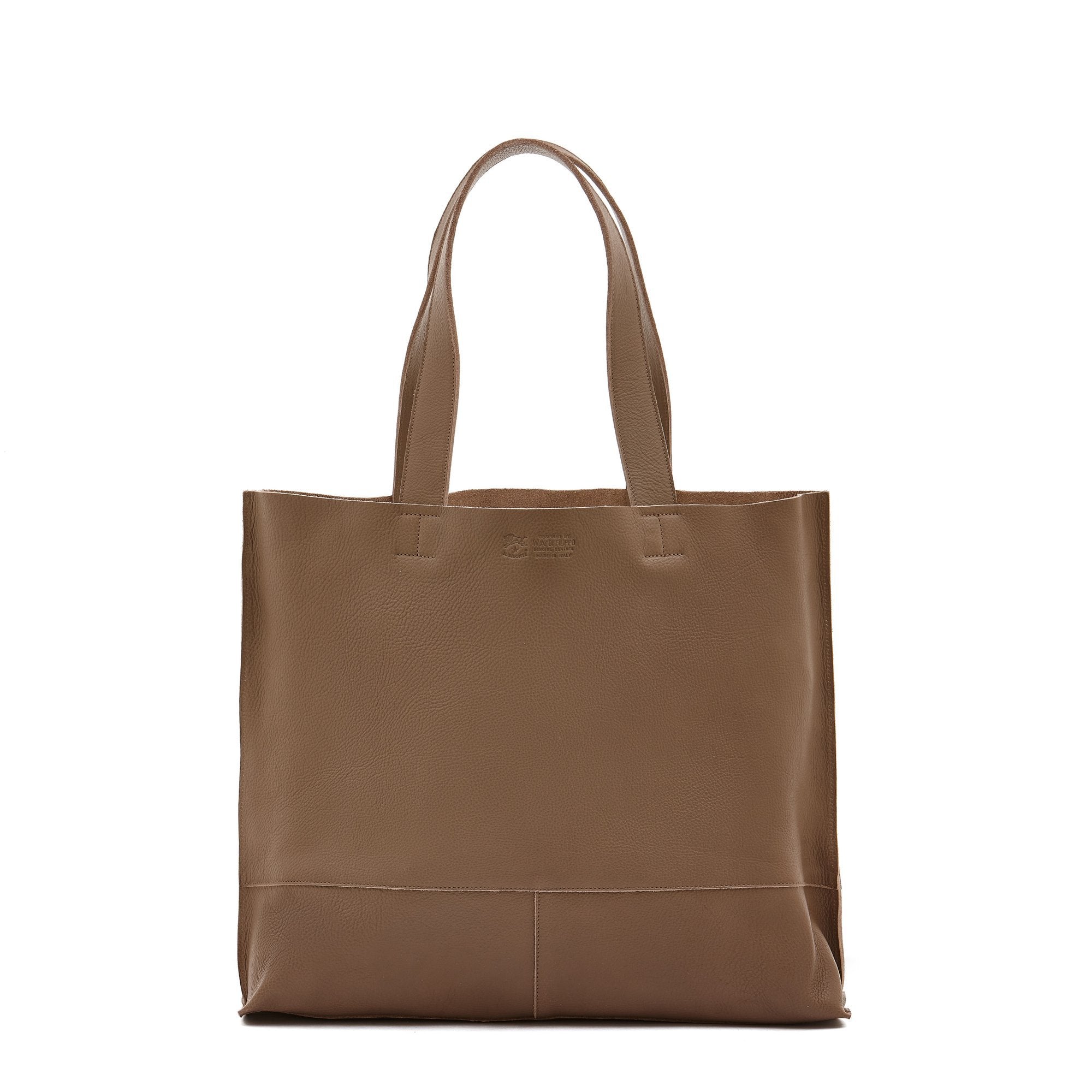 Il Bisonte Talamone Shopper tortora Vollleder