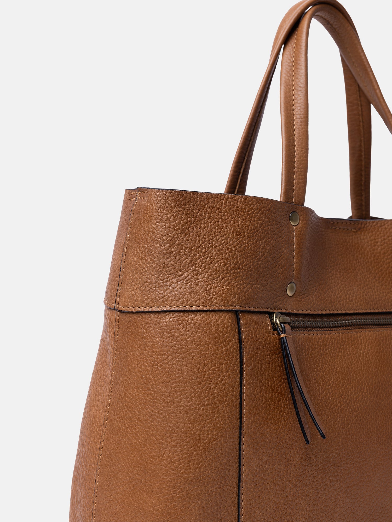 RE:DESIGNED Sofie Small Umhängetasche Tan Vollleder