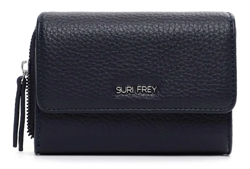 SURI FREY SFY Tiffy Wallet Geldbörse Blue Dunkelblau Druckknopf