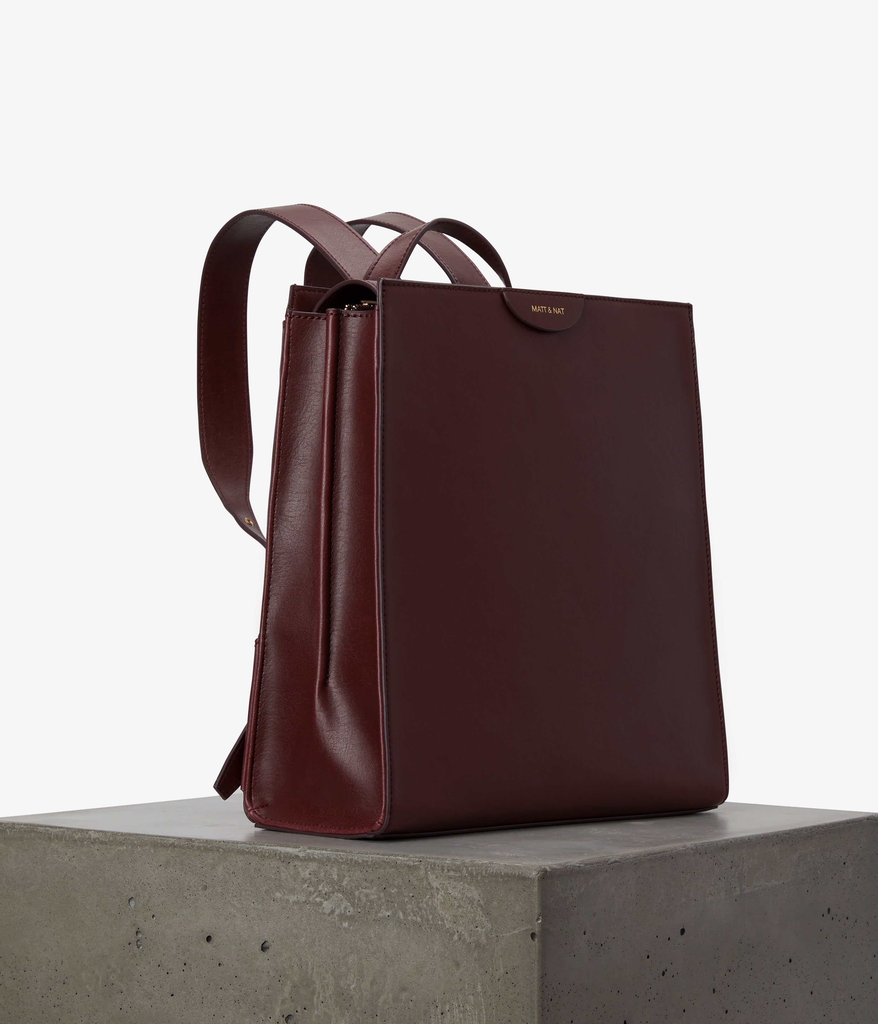 Matt & Nat Iris Vintage Rucksack schwarz vegan