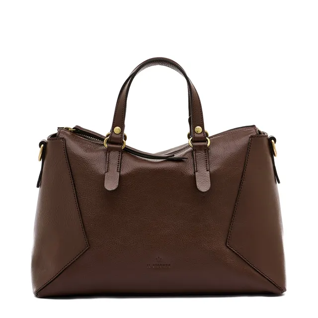 Il Bisonte Storia Boston tabak Vollleder Weekender