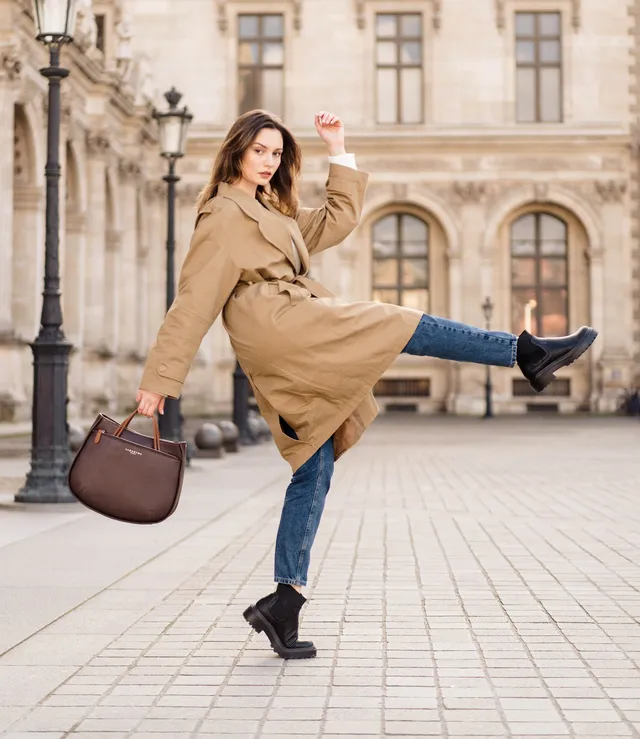 Lamarthe Fidèle Handtasche M Vollleder braun